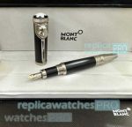 Best Quality Copy Mont Blanc Writer's Edition Rudyard Kipling Fountain Pen Black and Silver